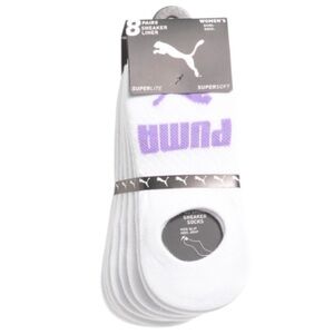 Puma 8 pk. Sneaker Liner Socks (NWT) (Shoe Size: 5-9.5, Sock Size: 9-11)
